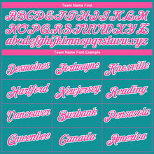 Загрузить изображение в средство просмотра галереи, Custom Teal Pink-White 3D Pattern Design Gradient Style Twinkle Star Performance T-Shirt
