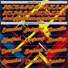 Load image into Gallery viewer, Custom Black Red Light Yellow-Blue 3D Pattern Design Germany Sport Wear Performance T-Shirt
