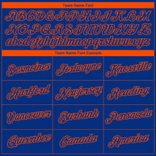 Charger l&#39;image dans la galerie, Custom Royal Orange 3D New York City Edition Fade Fashion Performance T-Shirt
