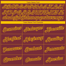 Загрузить изображение в средство просмотра галереи, Custom Burgundy Yellow 3D Washington City Edition Fade Fashion Performance T-Shirt
