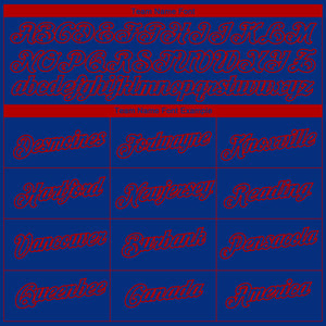 Custom Royal Red 3D Philadelphia City Edition Fade Fashion Performance T-Shirt