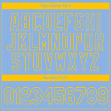 Charger l&#39;image dans la galerie, Custom Light Blue Yellow 3D Boston City Edition Fade Fashion Performance T-Shirt
