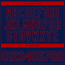 Load image into Gallery viewer, Custom Navy Red 3D Houston City Edition Fade Fashion Performance T-Shirt
