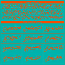 Load image into Gallery viewer, Custom Aqua Orange 3D Miami City Edition Fade Fashion Performance T-Shirt
