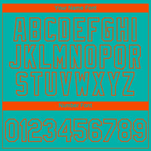 Load image into Gallery viewer, Custom Aqua Orange 3D Miami City Edition Fade Fashion Performance T-Shirt
