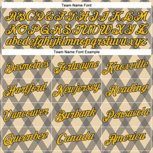 Загрузить изображение в средство просмотра галереи, Custom Stitched City Cream Gold Steel Gray-Navy 3D Pattern Design Line Geometric Shape Sports Pullover Sweatshirt Hoodie
