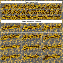 Load image into Gallery viewer, Custom Stitched Steel Gray Brown-Yellow 3D Pattern Design Golden Subtle Floral Sports Pullover Sweatshirt Hoodie
