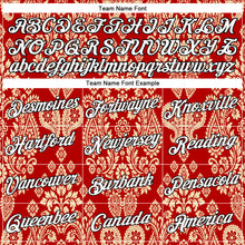 Load image into Gallery viewer, Custom Stitched Red White Cream-Black 3D Pattern Design Ethnic Paisley Floral Bandana Sports Pullover Sweatshirt Hoodie
