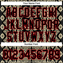 Load image into Gallery viewer, Custom Stitched Black Cream-Fire Red 3D Pattern Design Ethnic Paisley Floral Bandana Sports Pullover Sweatshirt Hoodie
