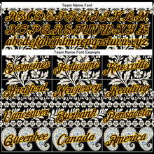 Load image into Gallery viewer, Custom Stitched Black Brown Cream-Yellow 3D Pattern Design Ethnic Paisley Floral Bandana Sports Pullover Sweatshirt Hoodie
