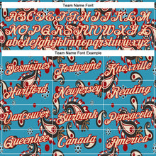 Load image into Gallery viewer, Custom Stitched Panther Blue City Cream-Red 3D Pattern Design Ethnic Paisley Floral Bandana Sports Pullover Sweatshirt Hoodie
