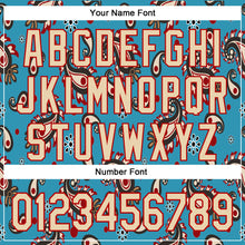 Load image into Gallery viewer, Custom Stitched Panther Blue City Cream-Red 3D Pattern Design Ethnic Paisley Floral Bandana Sports Pullover Sweatshirt Hoodie
