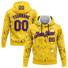 Charger l&#39;image dans la galerie, Custom Stitched Yellow US Navy Blue-Red 3D Pattern Design Ethnic Paisley Floral Bandana Sports Pullover Sweatshirt Hoodie
