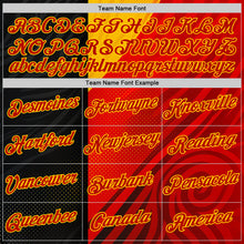 Загрузить изображение в средство просмотра галереи, Custom Red Black-Yellow 3D Pattern Design Germany Sport Wear Performance T-Shirt
