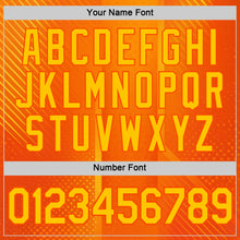 Загрузить изображение в средство просмотра галереи, Custom Orange Yellow 3D Pattern Design Gradient Sport Wear Performance T-Shirt
