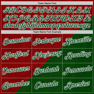 Custom Stitched Red Green-White 3D Pattern Design Mexico Subtle Sports Wear Pullover Sweatshirt Hoodie
