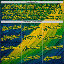 Load image into Gallery viewer, Custom Stitched Yellow Green 3D Pattern Design Brazil Inspired Tribal Sports Wear Pullover Sweatshirt Hoodie
