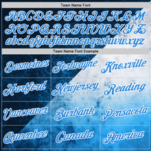 Load image into Gallery viewer, Custom Stitched Blue Powder Blue-White 3D Pattern Design Argentine Inspired Geometric Tribal Watercolor Sports Wear Pullover Sweatshirt Hoodie
