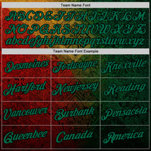 Load image into Gallery viewer, Custom Stitched Yellow Kelly Green Red-Black 3D Pattern Design Brazil Mexico Inspired Geometric Tribal Sports Wear Pullover Sweatshirt Hoodie
