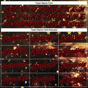 Custom Stitched Black Red 3D American Flag Retro Distressed Sparkle Grunge Sports Pullover Sweatshirt Hoodie