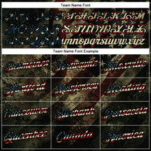 Load image into Gallery viewer, Custom Stitched Black Vintage USA Flag-Red 3D American Flag Retro Distressed Grunge Sports Pullover Sweatshirt Hoodie
