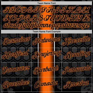 Custom Black Orange-Bay Orange 3D Halloween Pumpkin Spooky Sportswear Sports Pullover Sweatshirt Hoodie
