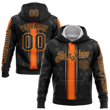Load image into Gallery viewer, Custom Black Orange-Bay Orange 3D Halloween Pumpkin Spooky Sportswear Sports Pullover Sweatshirt Hoodie
