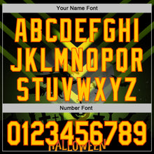 Load image into Gallery viewer, Custom Green Yellow-Orange 3D Halloween Spooky Sportswear Sports Pullover Sweatshirt Hoodie
