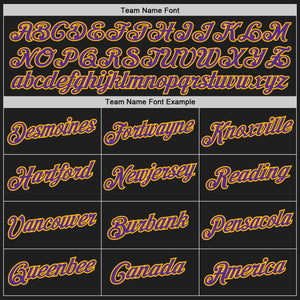 Custom Stitched Black Purple-Gold 3D Pattern Design Abstract Brush Stroke Sports Pullover Sweatshirt Hoodie