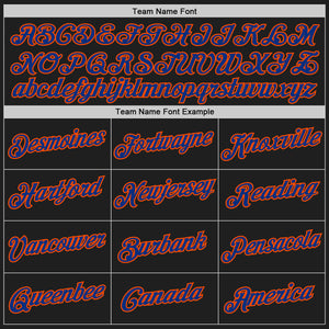 Custom Stitched Black Royal-Orange 3D Pattern Design Abstract Brush Stroke Sports Pullover Sweatshirt Hoodie