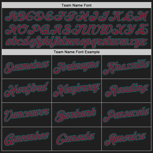 Custom Stitched Black Crimson-Teal 3D Pattern Design Abstract Brush Stroke Sports Pullover Sweatshirt Hoodie