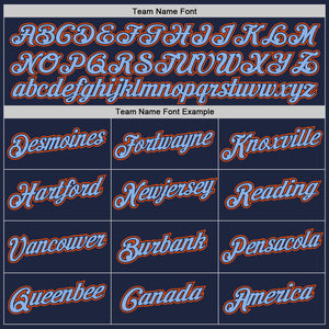 Custom Stitched Navy Light Blue-Orange 3D Pattern Design Abstract Brush Stroke Sports Pullover Sweatshirt Hoodie