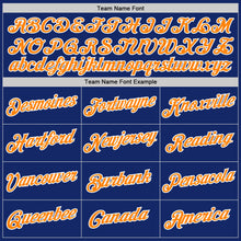 Charger l&#39;image dans la galerie, Custom Stitched Royal Bay Orange-White 3D Pattern Design Abstract Brush Stroke Sports Pullover Sweatshirt Hoodie
