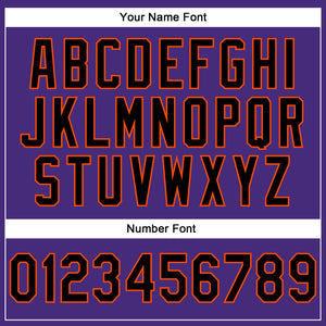 Custom Stitched Purple Black-Orange 3D Pattern Design Abstract Brush Stroke Sports Pullover Sweatshirt Hoodie