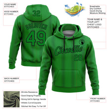 Laden Sie das Bild in den Galerie-Viewer, Custom Stitched Green Grass Green-Black 3D Pattern Design Geometric Shape Sports Pullover Sweatshirt Hoodie
