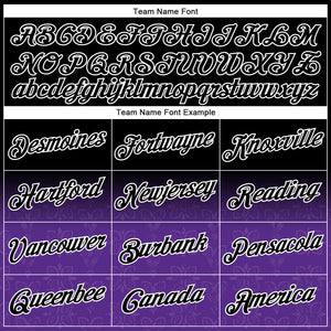 Custom Stitched Black Purple-White 3D Pattern Design Fade Floral Sports Pullover Sweatshirt Hoodie