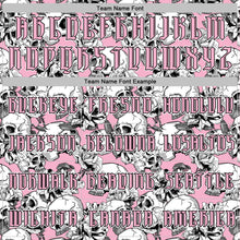Load image into Gallery viewer, Custom Light Pink Black-White 3D Skull Roses Gothic Sports Pullover Sweatshirt Hoodie
