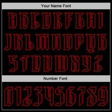 Load image into Gallery viewer, Custom Black Red 3D Skull Vintage Triba Gothic Sports Pullover Sweatshirt Hoodie
