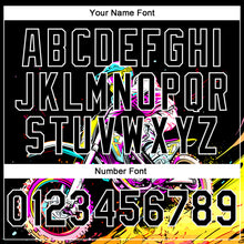 Load image into Gallery viewer, Custom Stitched Black White 3D Pattern Design Motorcycle Motocross Racing Sports Pullover Sweatshirt Hoodie
