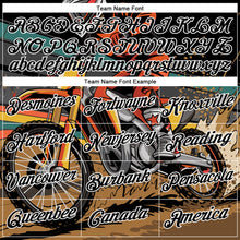 Load image into Gallery viewer, Custom Stitched Black White 3D Pattern Design Motorcycle Motocross Racing Sports Pullover Sweatshirt Hoodie
