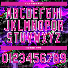 Load image into Gallery viewer, Custom Stitched Black Deep Pink-White 3D Pattern Design Flame Motorcycle Motocross Racing Sports Pullover Sweatshirt Hoodie
