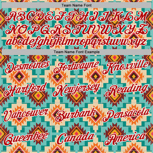 Custom Stitched City Cream Red-White 3D Pattern Design Tribal Ethnic Native American Sports Pullover Sweatshirt Hoodie