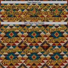 Load image into Gallery viewer, Custom Stitched Black Brown-Yellow 3D Pattern Design Tribal Ethnic Native American Sports Pullover Sweatshirt Hoodie

