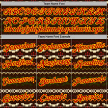 Load image into Gallery viewer, Custom Stitched Brown Red-Yellow 3D Pattern Design Tribal Ethnic Native American Sports Pullover Sweatshirt Hoodie
