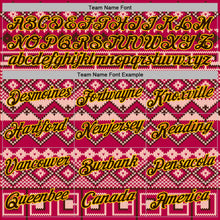 Load image into Gallery viewer, Custom Stitched Red Brown-Yellow 3D Pattern Design Tribal Ethnic Native American Sports Pullover Sweatshirt Hoodie
