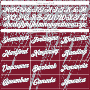 Custom Stitched Crimson White-Gray 3D Pattern Design Splash Grunge Art Sports Pullover Sweatshirt Hoodie