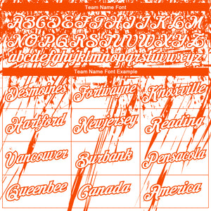 Custom Stitched White Orange 3D Pattern Design Splash Grunge Art Sports Pullover Sweatshirt Hoodie