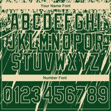 Laden Sie das Bild in den Galerie-Viewer, Custom Stitched Green Cream 3D Pattern Design Splash Grunge Art Sports Pullover Sweatshirt Hoodie
