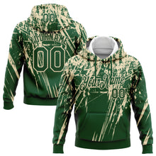 Laden Sie das Bild in den Galerie-Viewer, Custom Stitched Green Cream 3D Pattern Design Splash Grunge Art Sports Pullover Sweatshirt Hoodie
