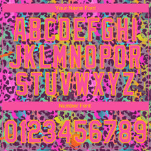 Load image into Gallery viewer, Custom Stitched Graffiti Pattern Pink-Gold 3D Colorful Leopard Print Sports Pullover Sweatshirt Hoodie
